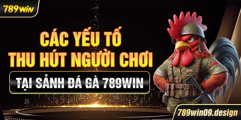 Các yếu tố thu hút người chơi tại sảnh đá gà 789win